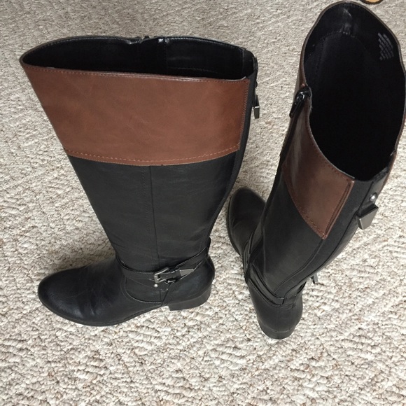 Unisa Black and Brown Riding boots 👢 - Picture 3 of 8